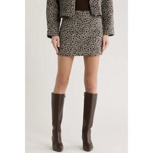 EDIT by Jason Wu Cheetah Print Miniskirt Size M NWT